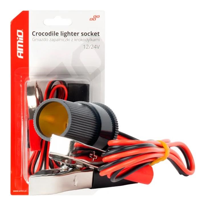 03804 AMiO Cigarette lighter adapter AMiO 12V/24V 100cm