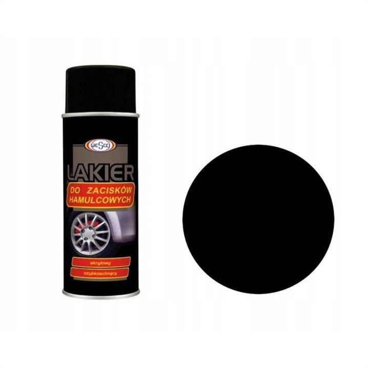 131004E Wesco Lacquer for brake calipers black RAL9005, 400 ml