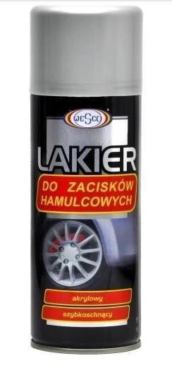 131007E Wesco Lacquer for brake calipers silver RAL9006, 400 ml