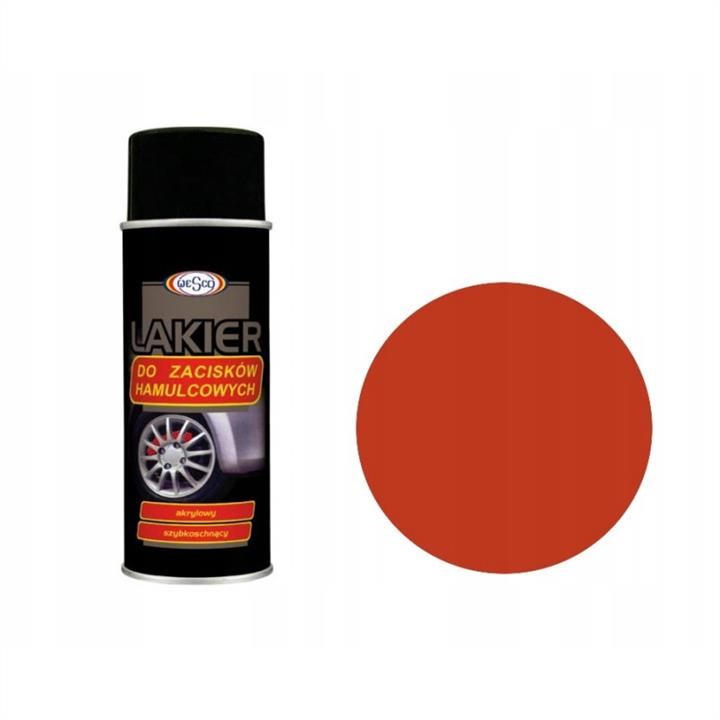 131010E Wesco Lacquer for brake calipers red RAL2002 matt, 400 ml