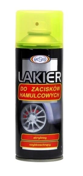 131020E Wesco Fluorescent yellow brake caliper lacquer RAL1026, 400 ml