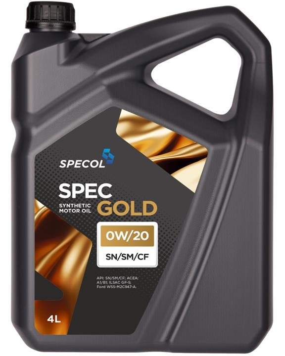 101731 Specol Engine oil SPECOL SPEC GOLD 0W-20, 4L