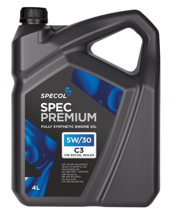 101965 Specol Engine oil SPECOL SPEC PREMIUM C3 5W-30, 4L