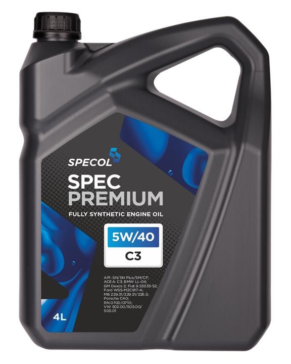 101982 Specol Engine oil SPECOL SPEC PREMIUM C3 5W-40, 4L