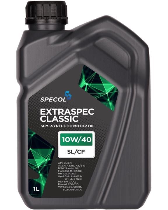 100853 Specol Engine oil SPECOL EXTRASPEC CLASSIC 10W-40, 1L