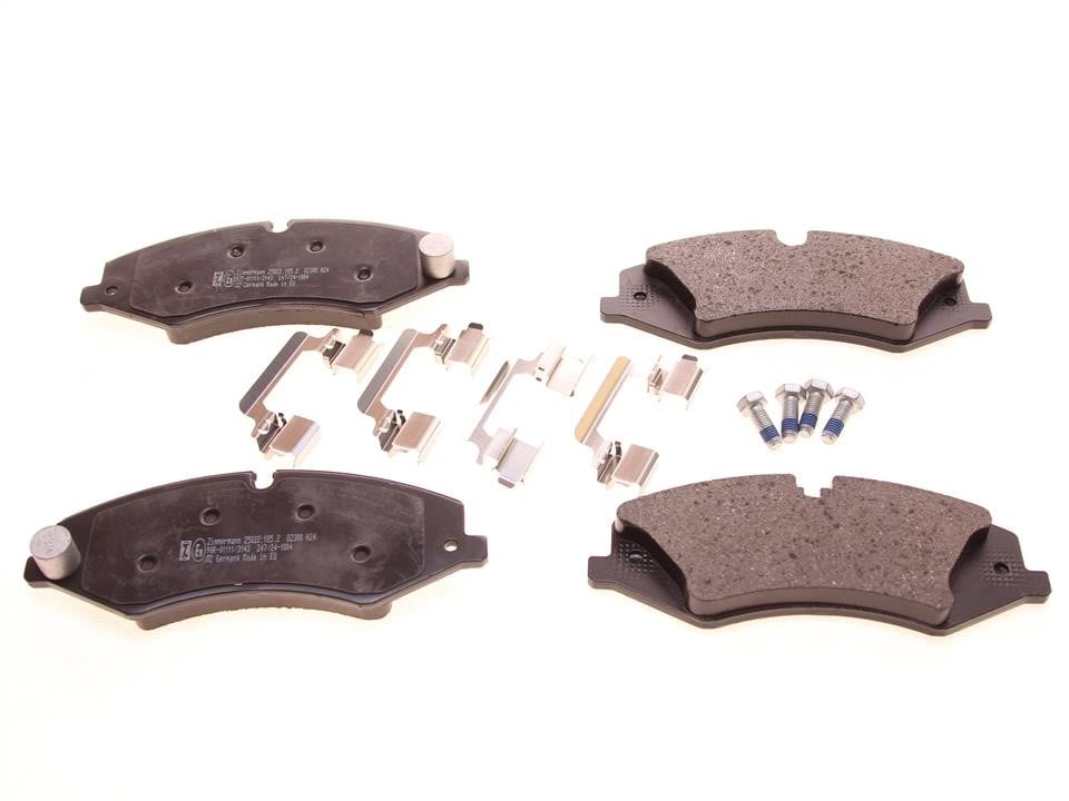 Brake pad set Otto Zimmermann 25022.185.2