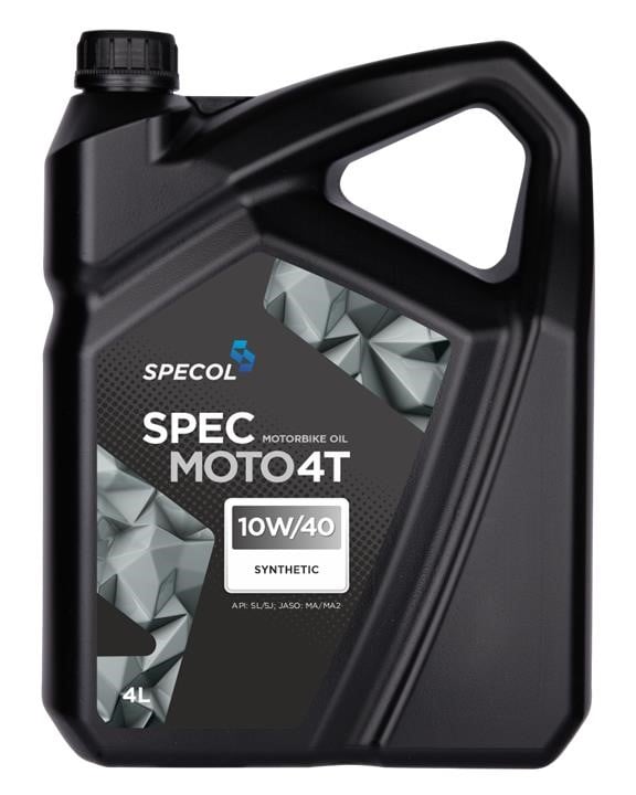 101947 Specol Engine oil SPECOL SPEC MOTO 4T SYNTHETIC 10W-40, 4L