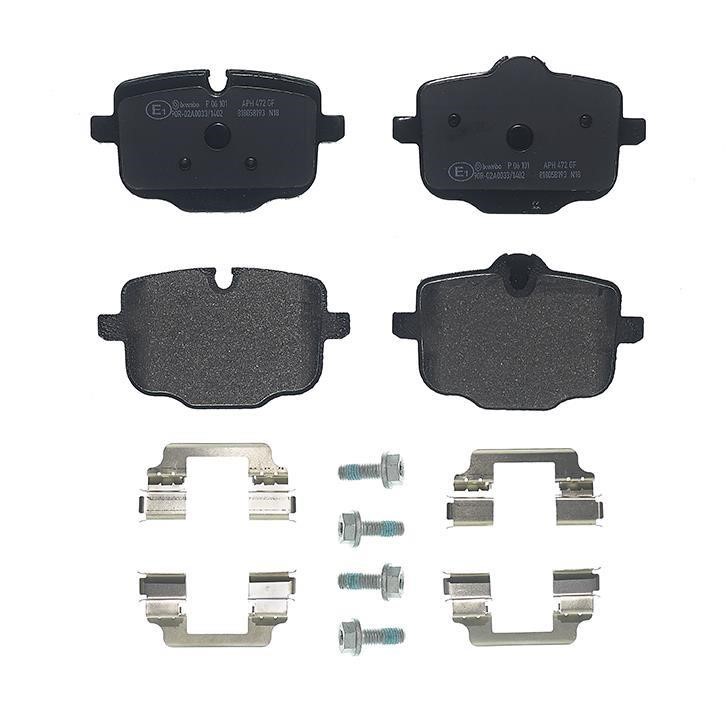 Disc brake pad set BMW iX: 34216896975 BMW Brake pad set