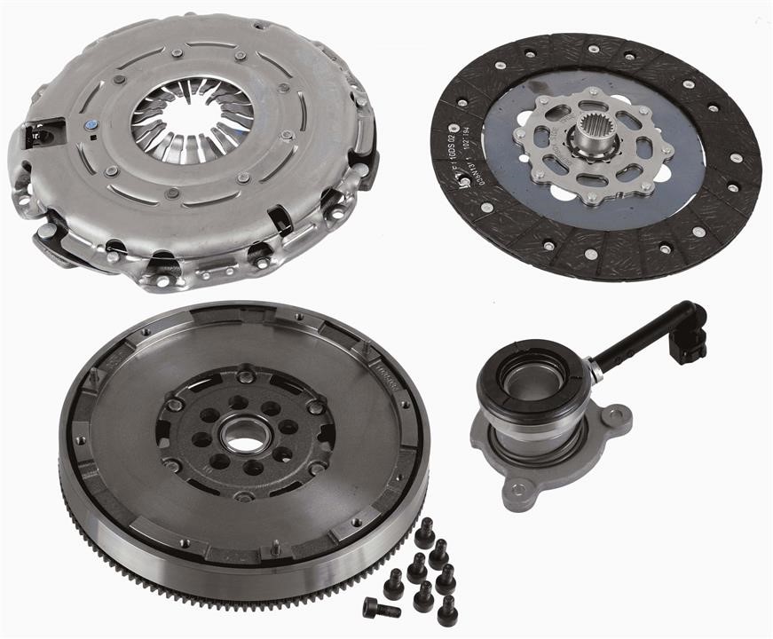 Clutch set Citroen Grand C4: 1666761980 Citroen/Peugeot Clutch kit