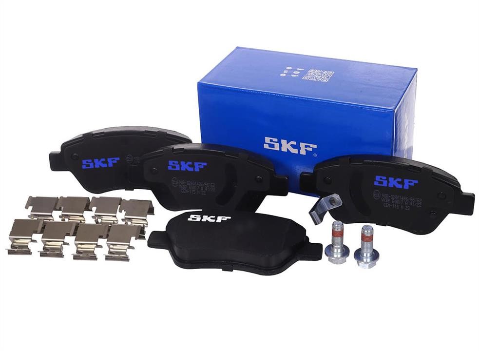 SKF VKBP 80017 A Brake pad set VKBP80017A VKBP80017A SKF Brake pad set