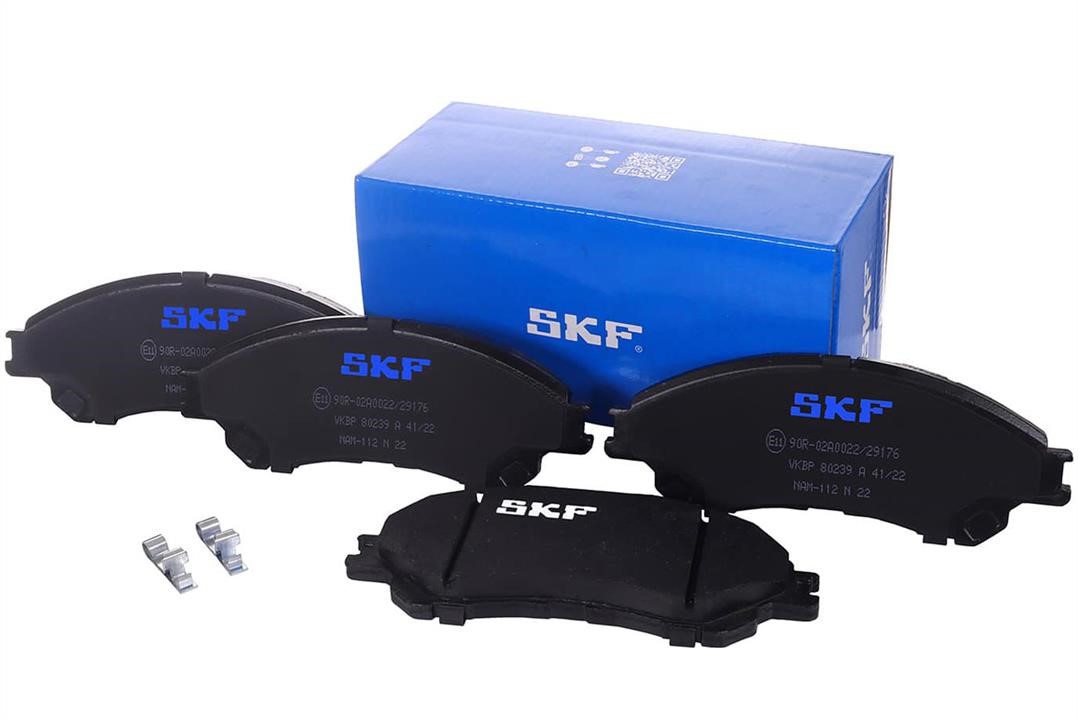 Brake pad Suzuki SX4: VKBP80239A SKF Brake pad set