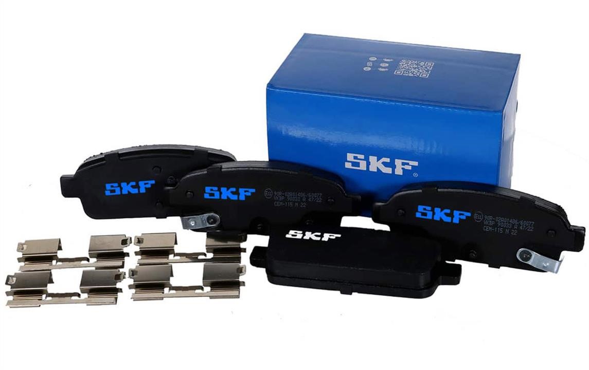 Disc brake pad set Opel Cascada: VKBP90033A SKF Brake pad set