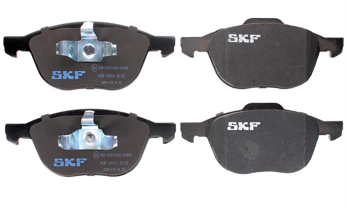 SKF VKBP 80016 Brake pad set VKBP80016 VKBP80016 SKF Brake pad set