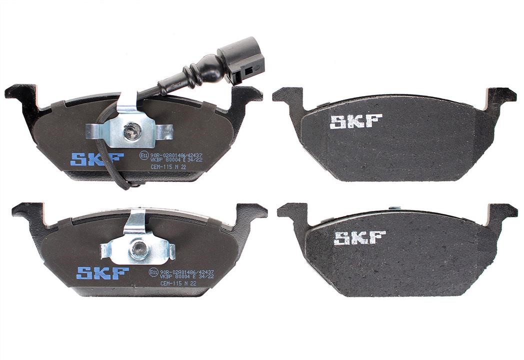 SKF VKBP 80004 E Brake pad set VKBP80004E VKBP80004E SKF Brake pad set