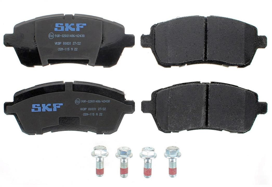 SKF VKBP 80031 Brake pad set VKBP80031 VKBP80031 SKF Brake pad set
