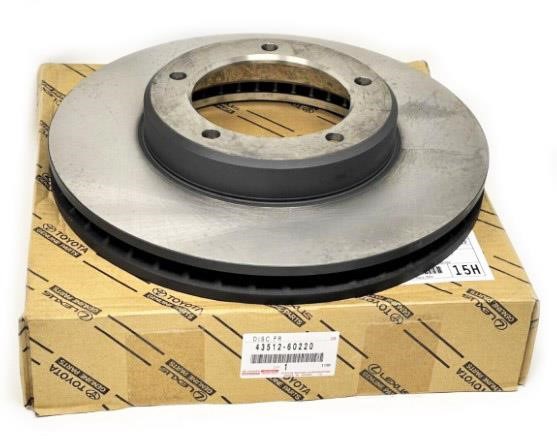4351260220 Toyota Front vented brake disc