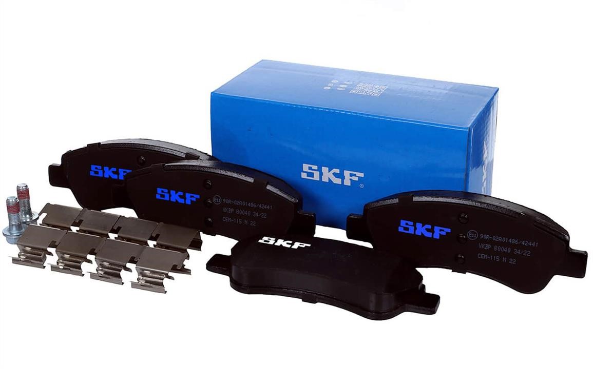Disc brake pad set Citroen AMI: VKBP80040 SKF Brake pad set