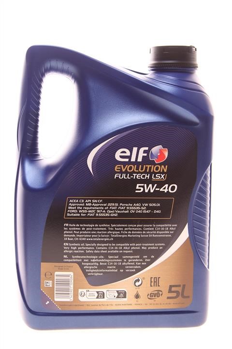 Engine oil ELF EVOLUTION FULL-TECH LSX 5W-40, 5L Elf 5W40EVOFTLSX5L