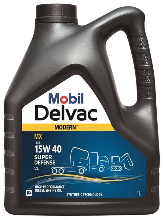 157463 Mobil Engine oil Mobil Delvac Super Def V4 15W-40, 4L