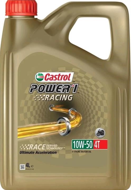 15048E Castrol Engine oil Castrol POWER 1 RACING 10W-50 4T, API SL, JASO MA-2, 4l