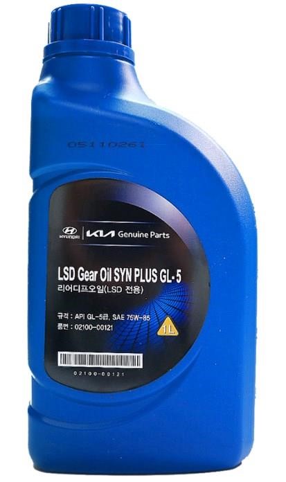 0210000121 Hyundai/Kia Transmission oil Hyundai/Kia LSD Gear Oil Syn 75W-85, 1L