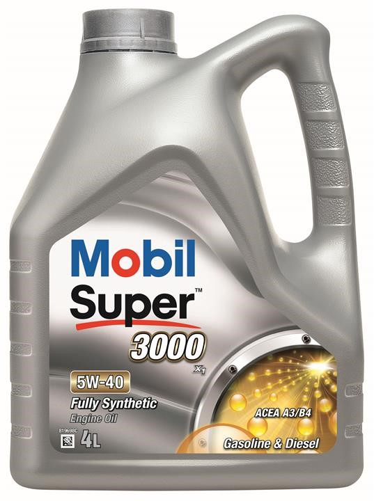 Engine oils Daewoo Lublin: MOBSUP3000X15W404L Mobil Engine oil MOBIL SUPER 3000 X1 5W-40, 4L