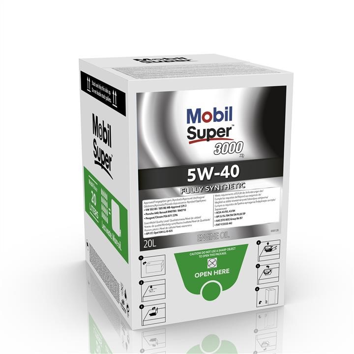 MOBSUP3000X15W4020L Mobil Engine oil MOBIL SUPER 3000 X1 5W-40, 20L
