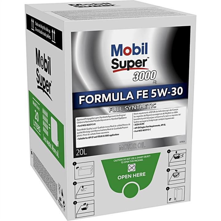MOBSUP3000XFFE5W3020L Mobil Engine oil MOBIL SUPER 3000 X1 Formula FE 5W-30, 20L