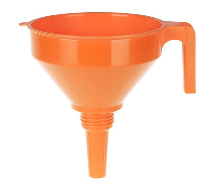 02372 Neo Tools Car funnel Pressol, 1.2L, brass sieve, plastic HDPE, 160x200mm