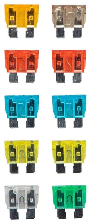 11991 Neo Tools Set of car fuses, 11mm, 5-30A, 10 pcs.