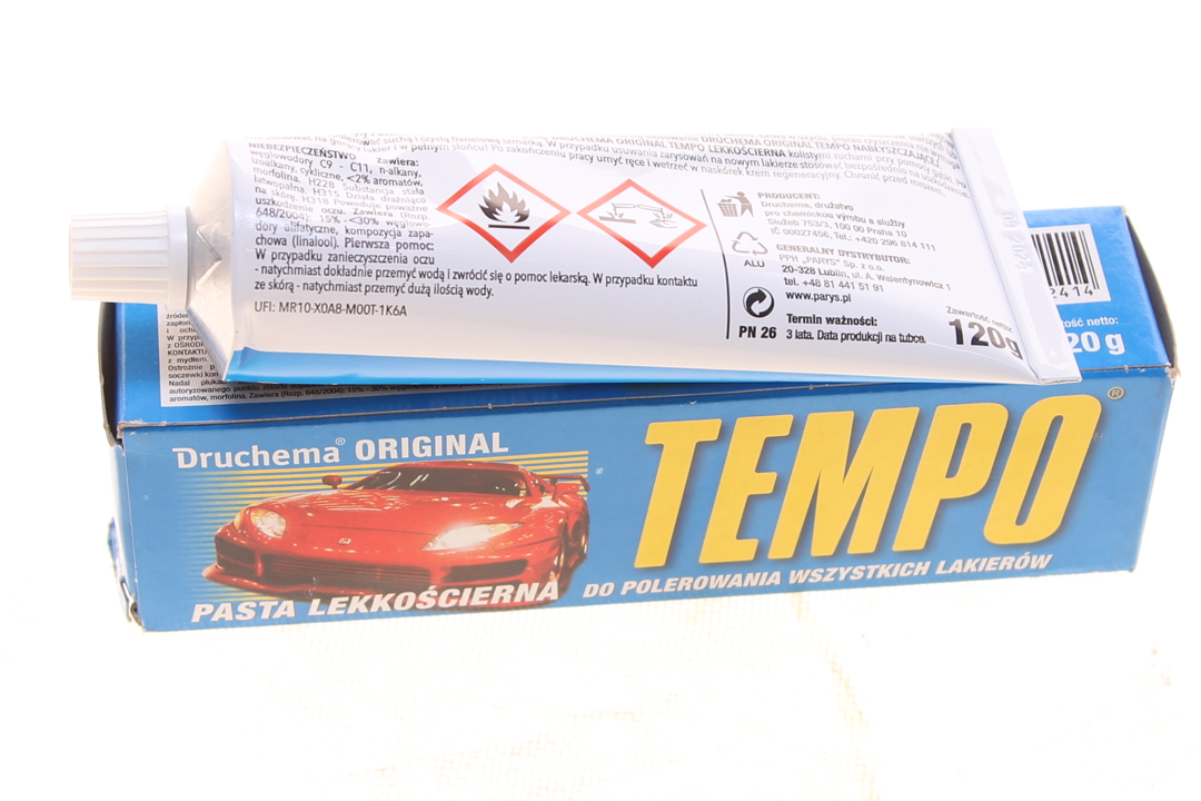 Body polishing paste Druchema Original TEMPO Lekkościerna, 120 gr Atas 8594825002414