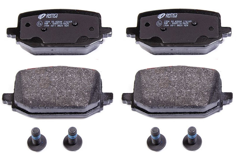 Disc brake pad set Ford USA: 193400 Remsa Brake pad set