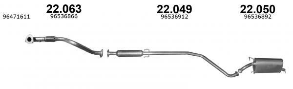 22049 Izawit Central silencer