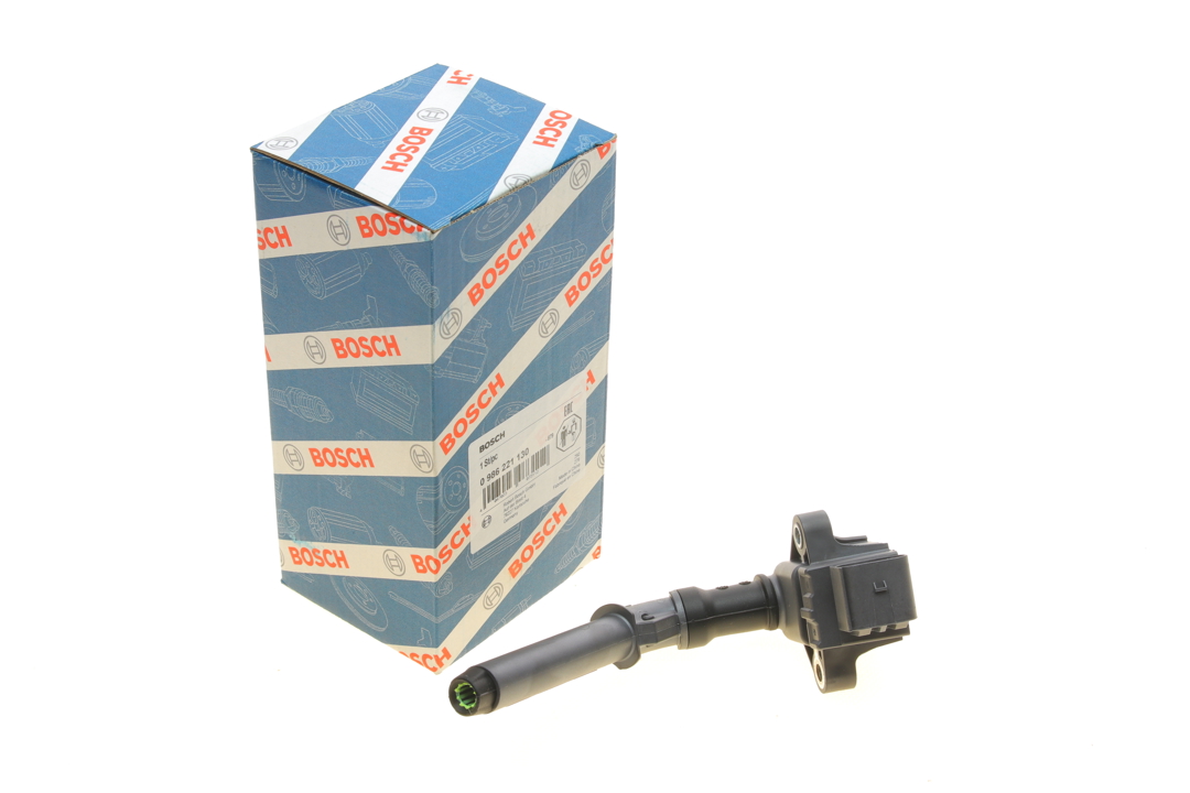 Engine coil Renault Express: 0986221130 Bosch Ignition coil