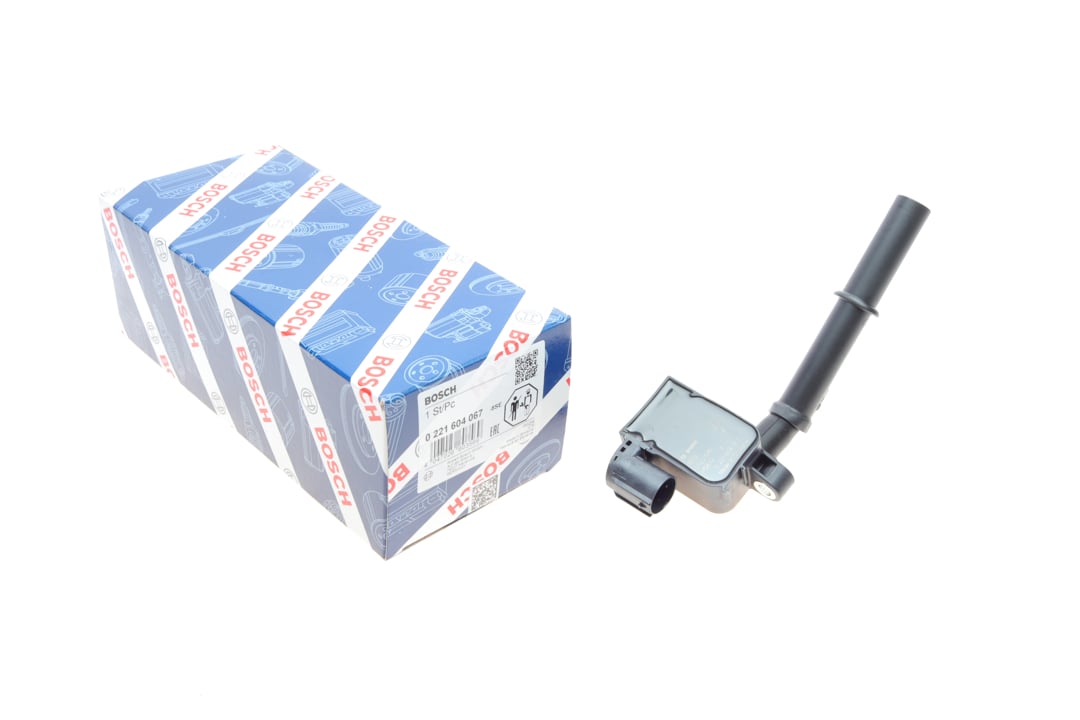 Engine coil Mercedes E-Class: 0221604067 Bosch Ignition coil