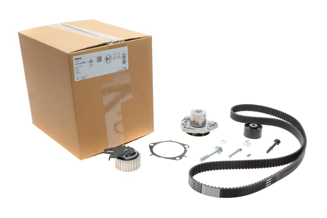Cambelt kit Saab 9-3: 1987946980 Bosch TIMING BELT KIT WITH WATER PUMP