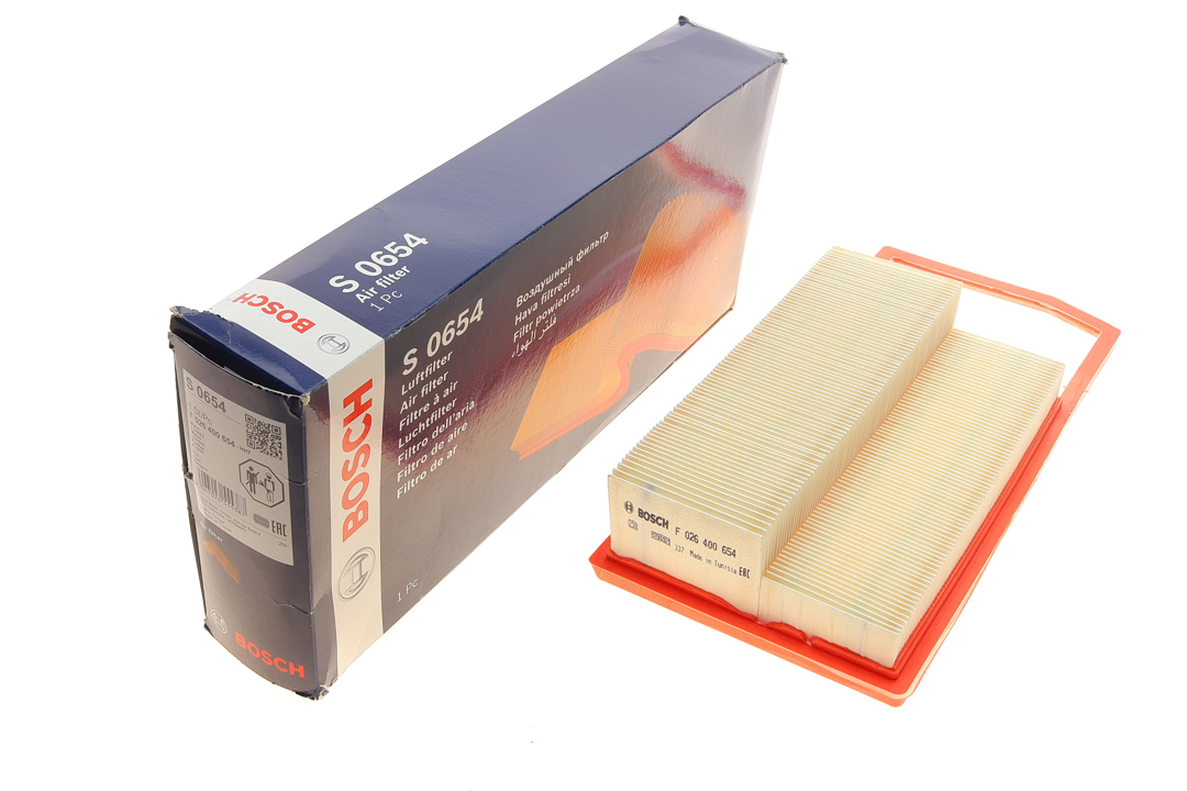 Air filter Fiat 500: F026400654 Bosch Air filter