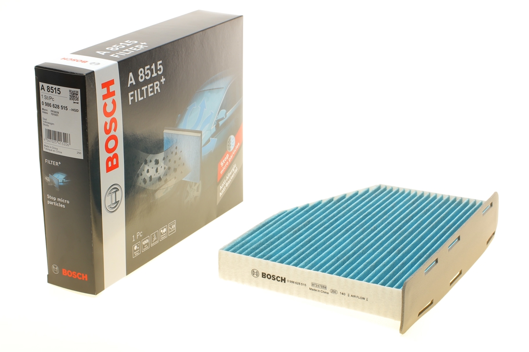Cabin air filter Volkswagen Scirocco: 0986628615 Bosch Cabin filter