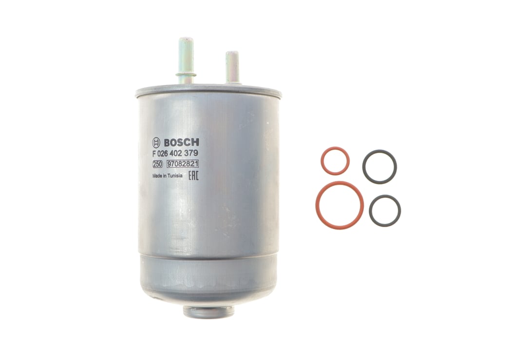 Car fuel filter Renault Megane: F026402379 Bosch Fuel filter