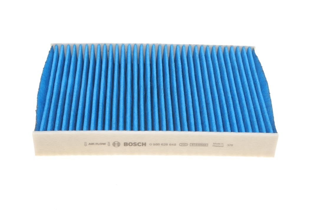Air conditioning filter Peugeot 508: 0986628648 Bosch Filter, cabin air