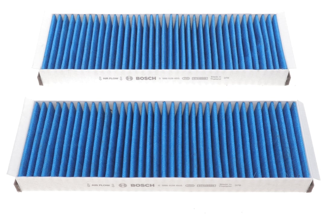 Cabin air filter Lamborghini Gallardo: 0986628605 Bosch Filter, cabin air