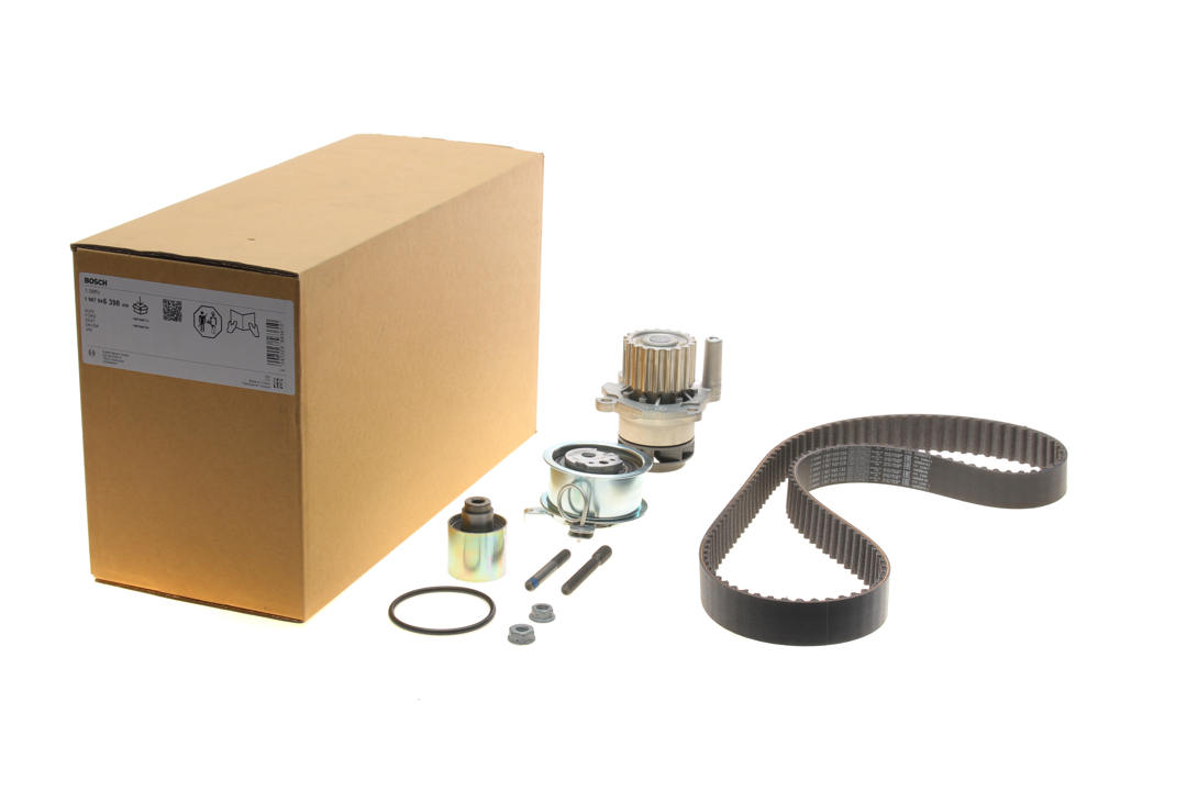 Cambelt kit Audi A2: 1987946398 Bosch TIMING BELT KIT WITH WATER PUMP