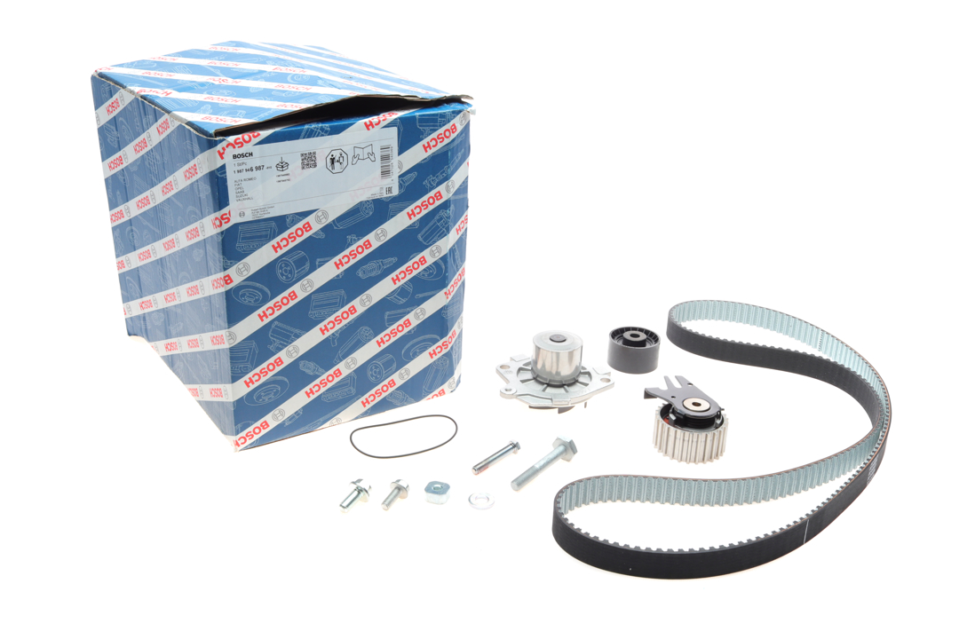 Timing belt set Suzuki SX4: 1987946987 Bosch TIMING BELT KIT WITH WATER PUMP