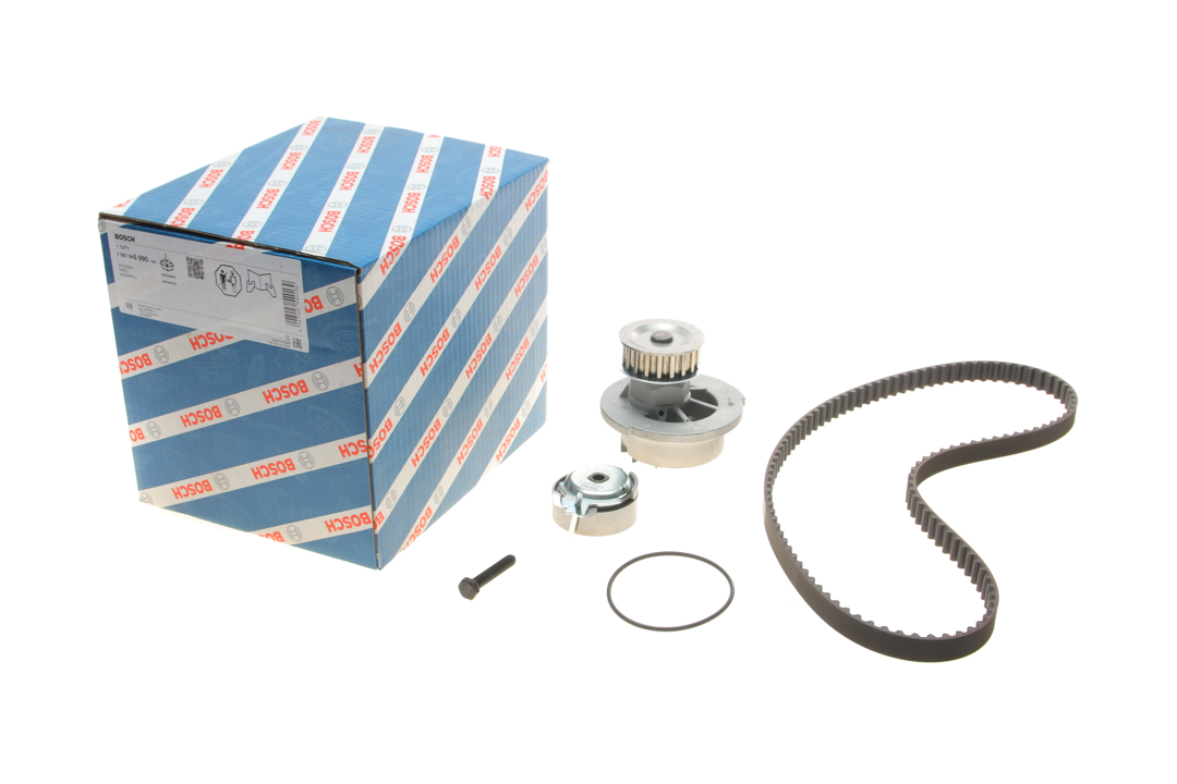 Timing belt set Opel Kadett E: 1987946990 Bosch Water Pump & Timing Belt Set