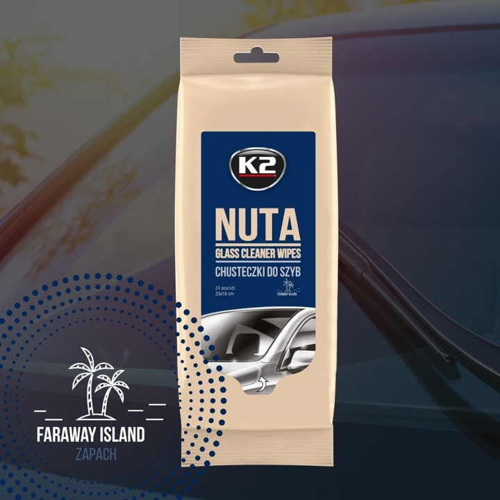 Glass care wipes K2 Nuta Wipes, 24 pcs. K2 K500