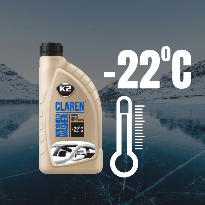 K2 Winter glass washer K2 Claren -22°C, 1 liter – price 10 PLN