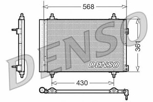 AC Condenser DENSO DCN07008