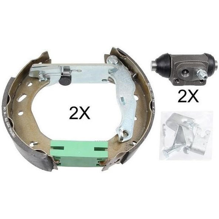 KV9922 Metzger Brake shoe set