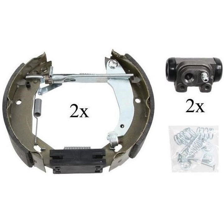 Girling 5212421 Brake shoe set 5212421 5212421 Girling Brake shoe set