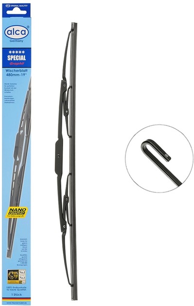 109000 Alca Frame wiper blade 480 mm (19")